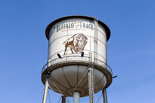 Buffalo Trace Distillery water tower in Kentucky