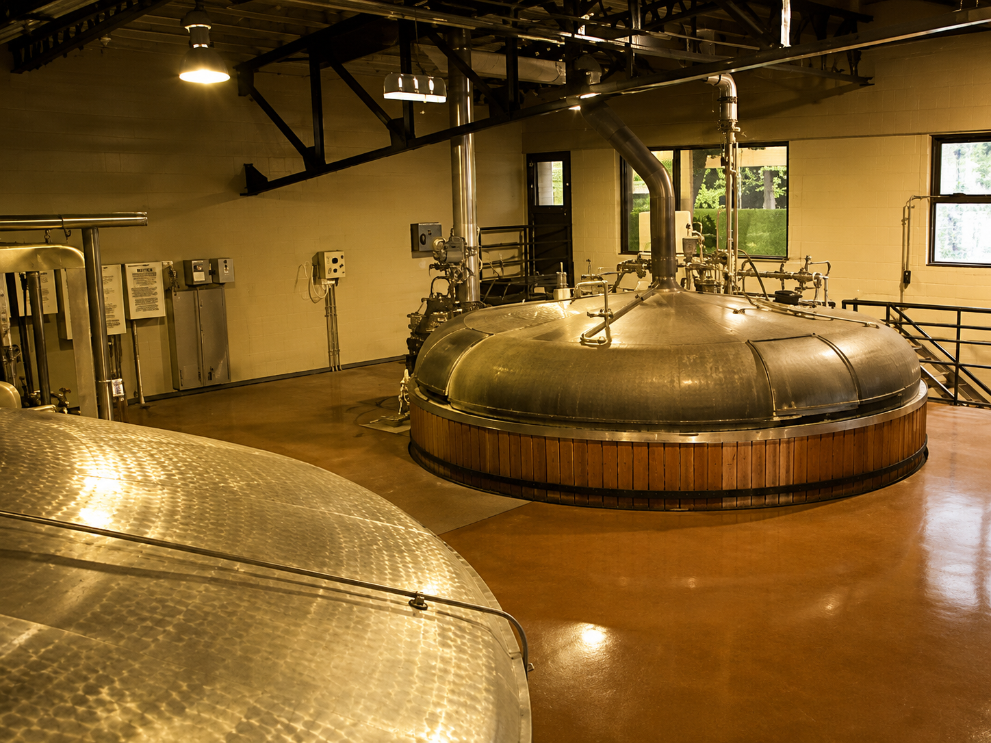 Mash vessels at Yamazaki Distillery